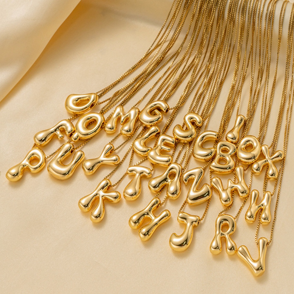 Event Z - Creative A-Z Balloon Bubble Letter pendant