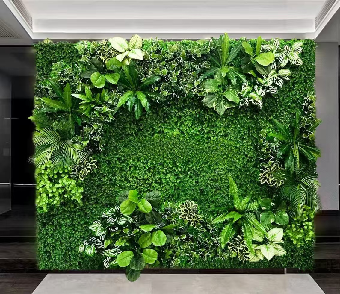 Flower Wall Panel - 40 * 120CM New Artificial Green