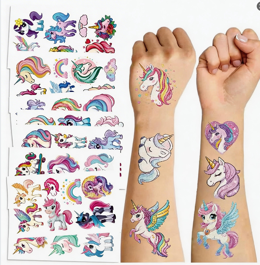 Unicorn Theme Birthday Decorat - Table Cloth Disposable ulasan dan harga