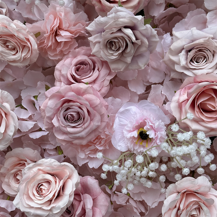 High Quality 8x8 Roll up Silk  - Flower Wall Panel ulasan dan harga