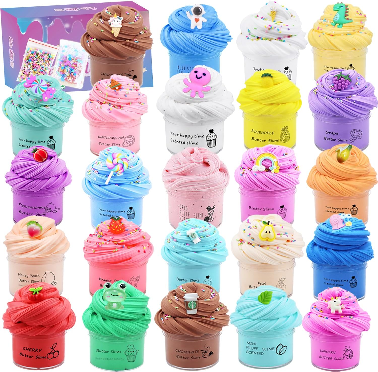 24 Pack Butter Slime Kit, Part - Party Favor Bag ulasan dan harga