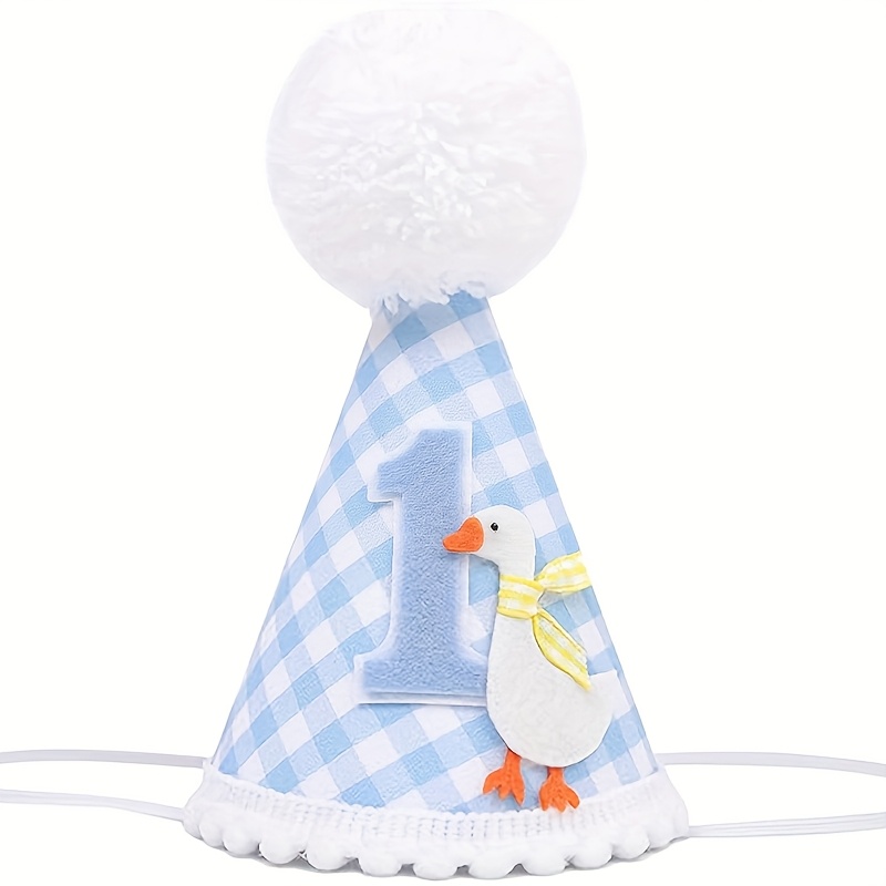 1pc Adorable Goose Birthday Ha - Party Hat Cone ulasan dan harga
