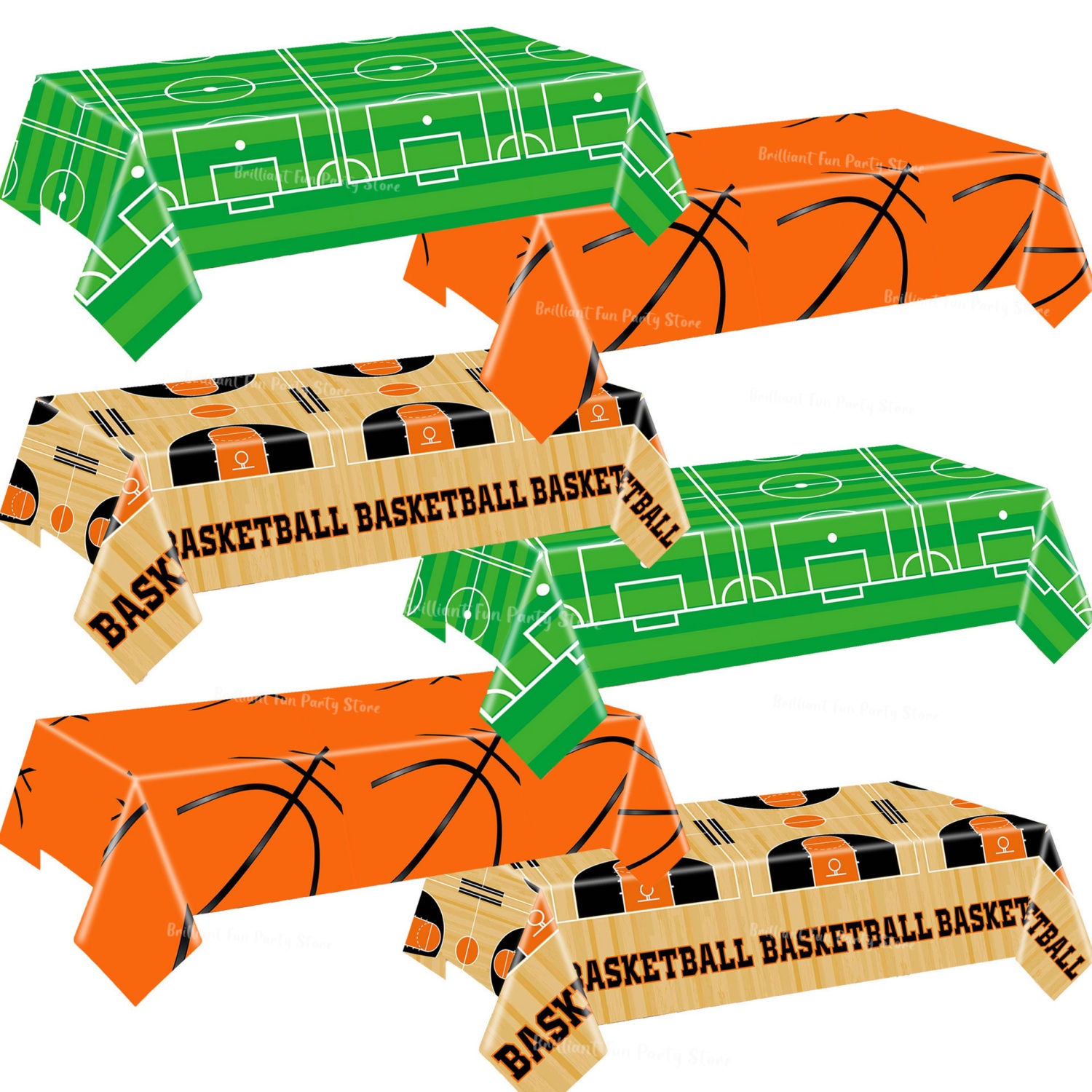 Soccer Basketball Theme Tablec - Table Cloth Disposable ulasan dan harga