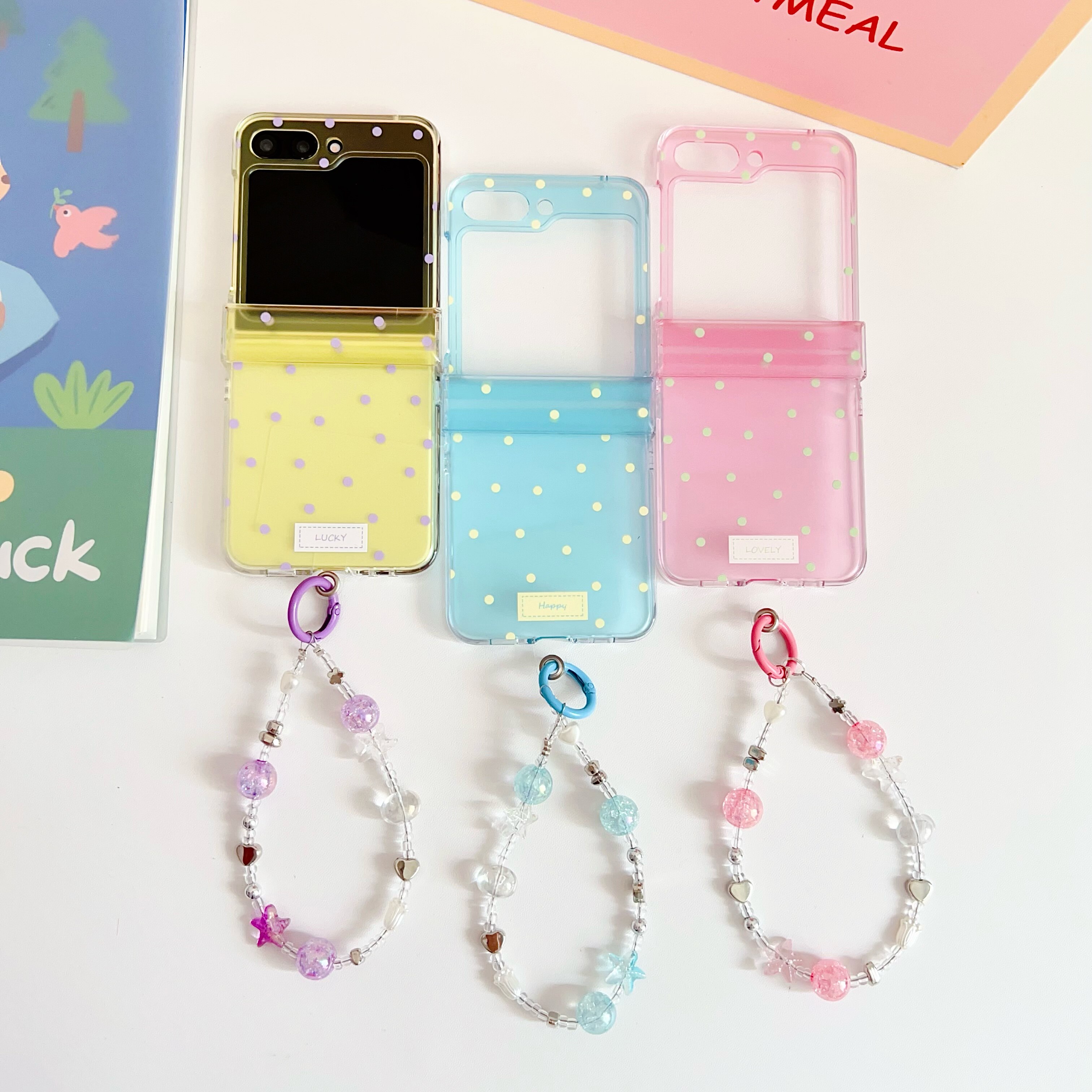 Pink blue polka dot birthday g - Event Z ulasan dan harga