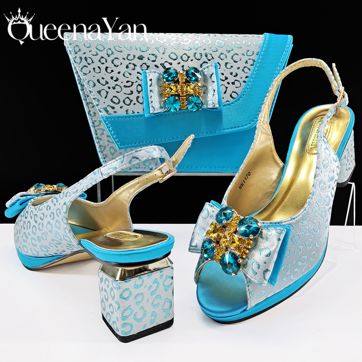 Queena Yan Light Blue Elegant  - Party Favor Bag ulasan dan harga