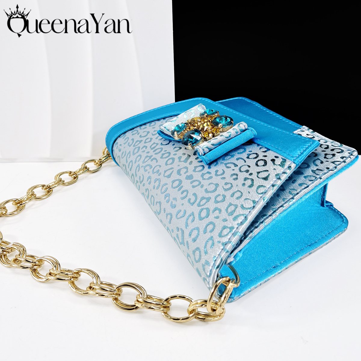 Queena Yan Light Blue Elegant  - Party Favor Bag ulasan dan harga