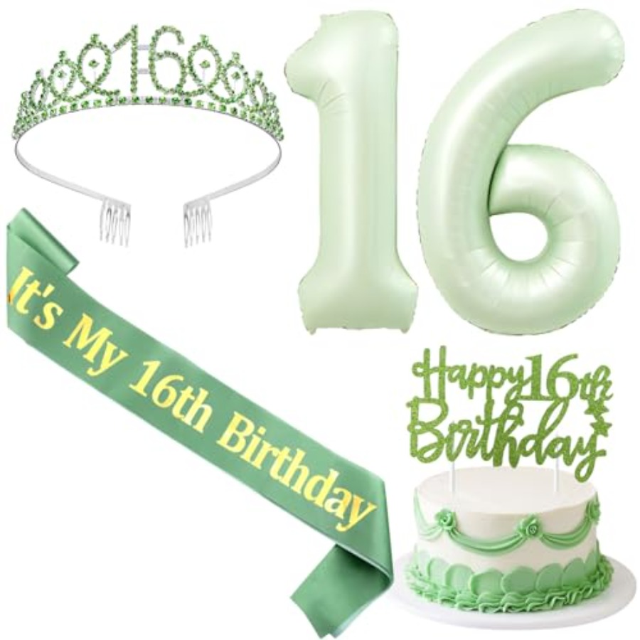 Birthday Decorations for Girls - Birthday Sash Glitter ulasan dan harga