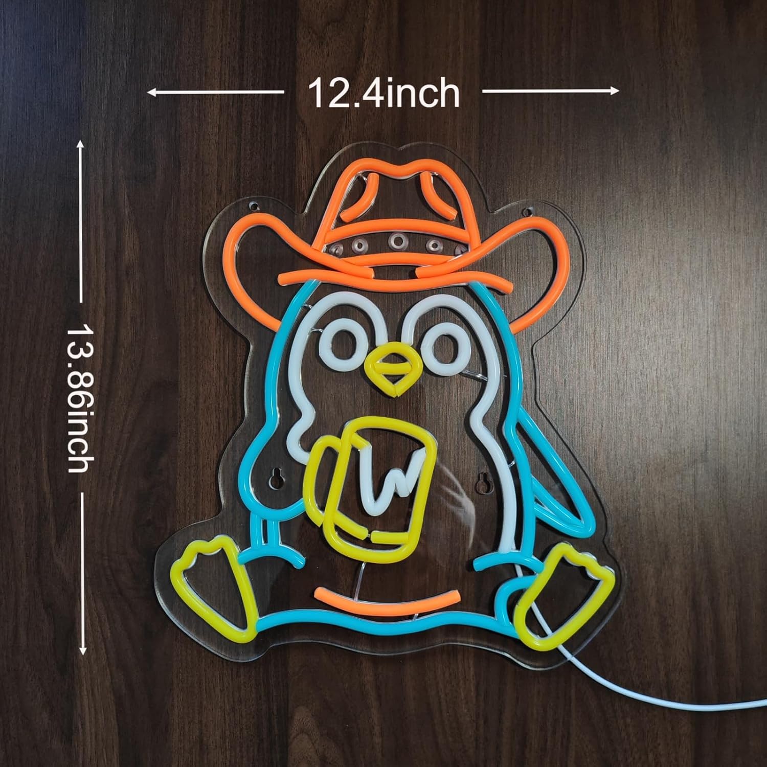 Penguin Neon Sign USB Powered  - Neon Sign Party ulasan dan harga