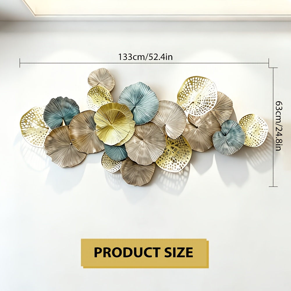 Large Metal Wall Art Decor 52. - Flower Wall Panel ulasan dan harga