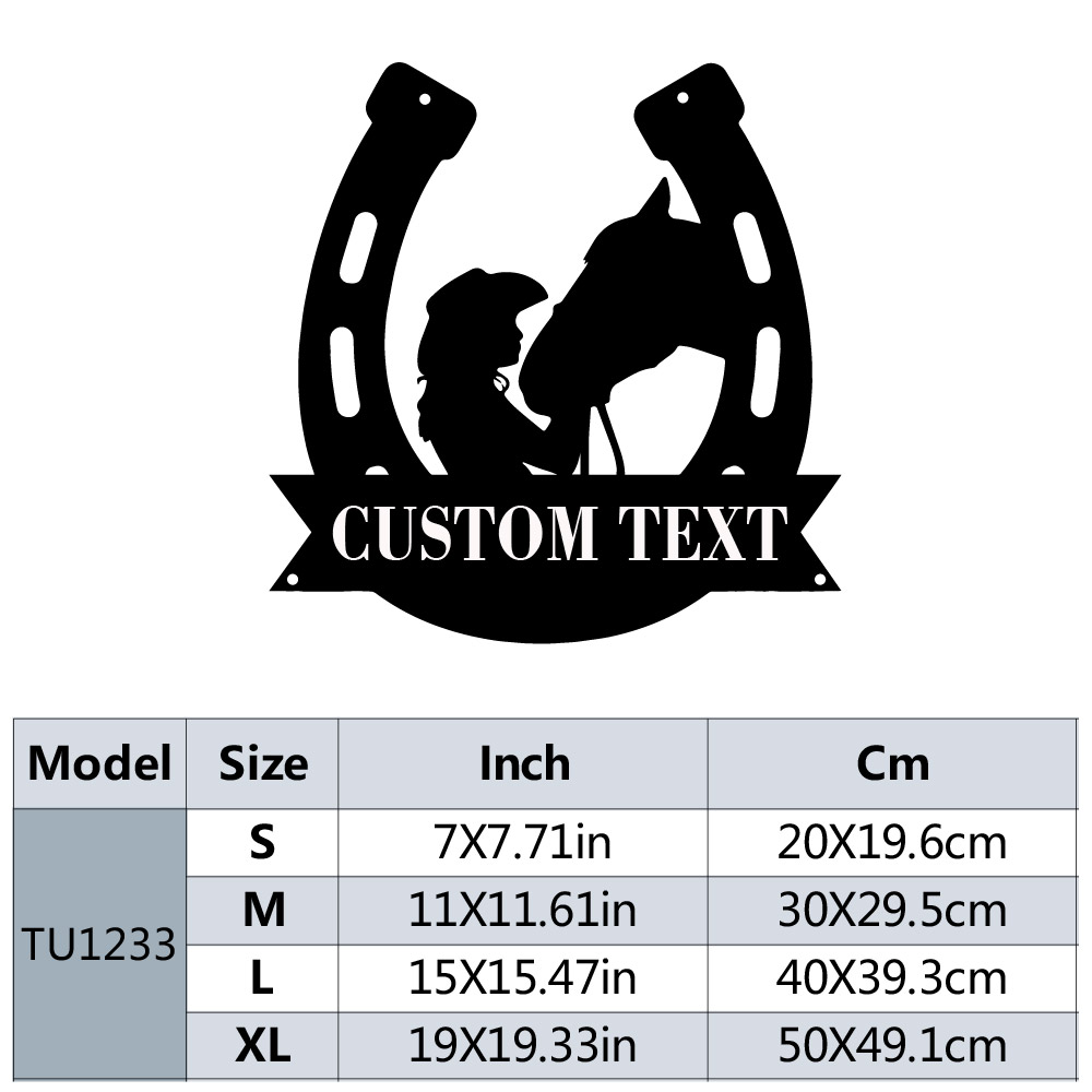 1pc Fashion Customized Horsesh - Eve Party ulasan dan harga