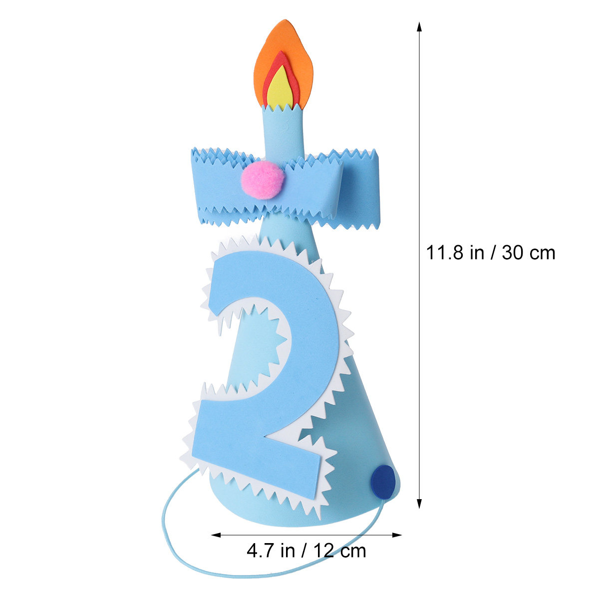 Birthday Party Hats Blue Numbe - Party Hat Cone ulasan dan harga