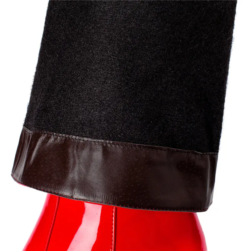 Red White Patent Leather Women - Eve Party ulasan dan harga