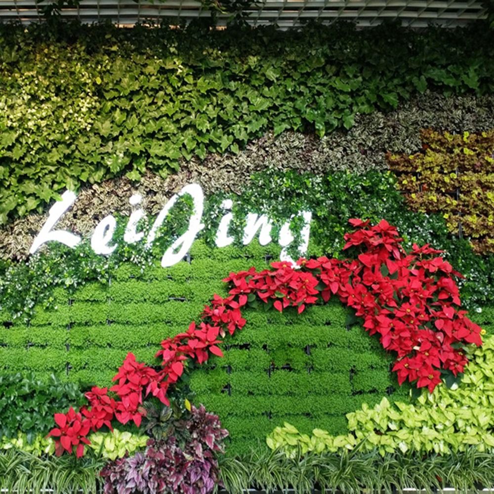 DIY Artificial Plant Wall Pane - Flower Wall Panel ulasan dan harga