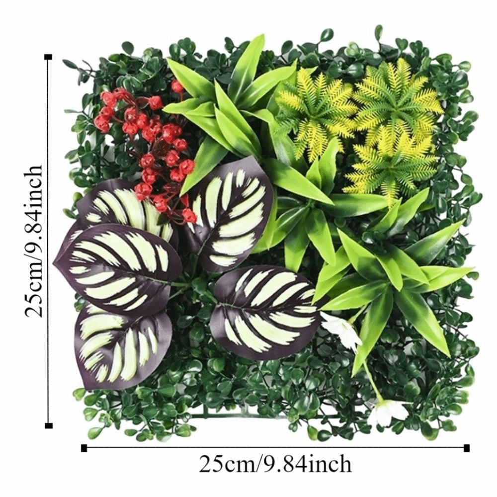 DIY Artificial Plant Wall Pane - Flower Wall Panel ulasan dan harga