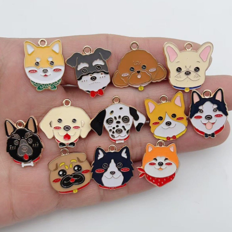 12pcs cartoon pet spotted dog  - Event Party ulasan dan harga