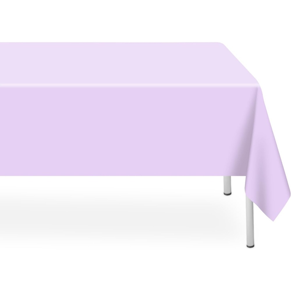 Light Purple Disposable Tablec - Table Cloth Disposable ulasan dan harga