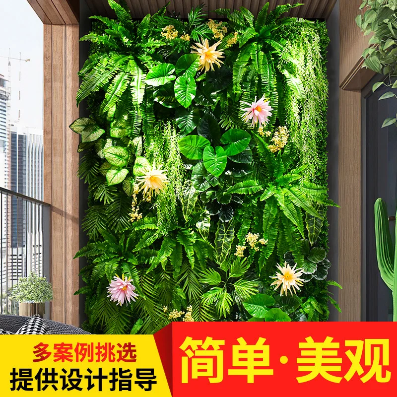 Simulated Three-dimensional Pl - Flower Wall Panel ulasan dan harga