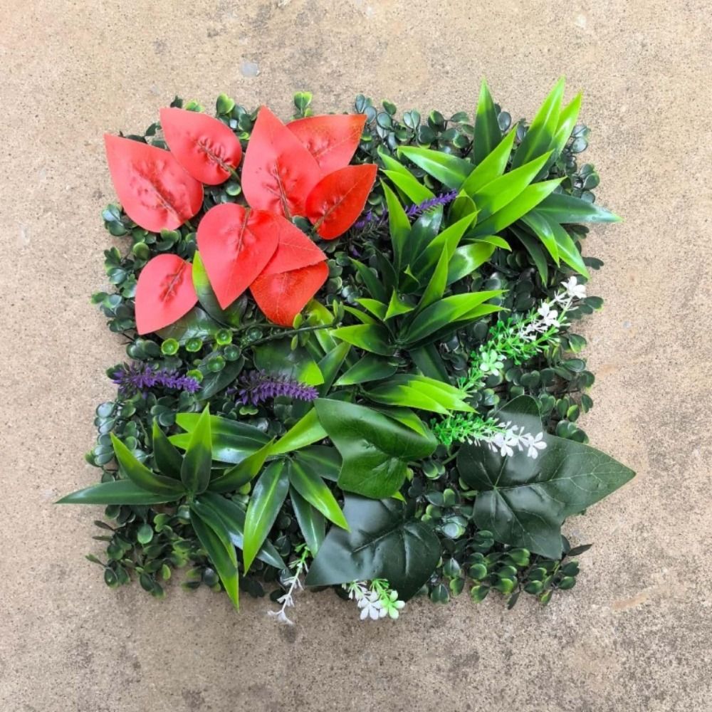 DIY Artificial Plant Wall Pane - Flower Wall Panel ulasan dan harga