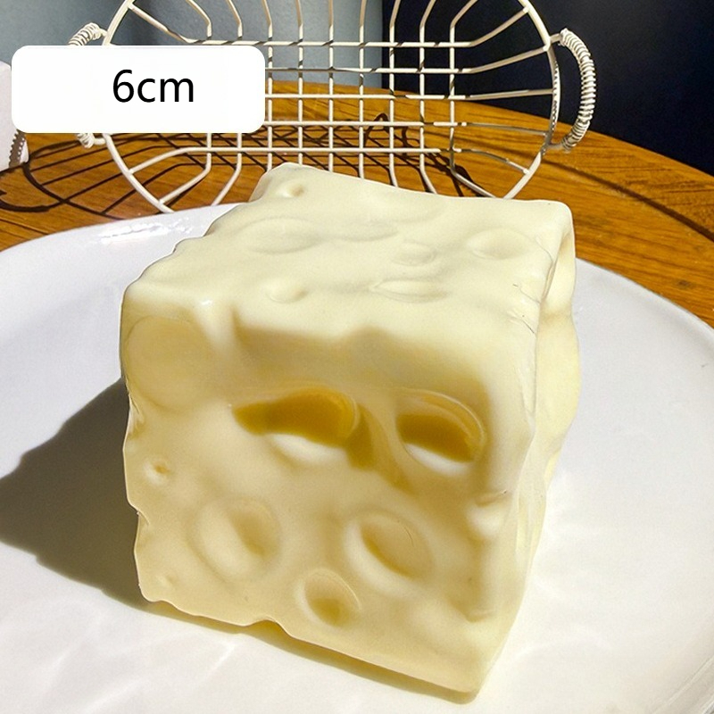 Jumbo Cheese Cube Stress Ball  - Event Party ulasan dan harga